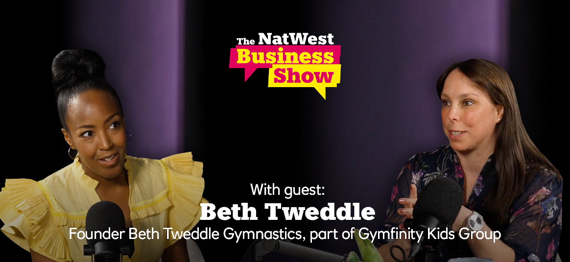 Photo of Beth Tweddle on the Business Show