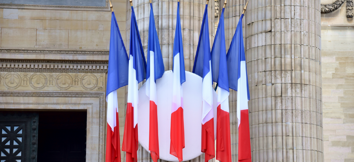 French flags