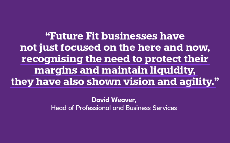 Quote from David Weaver, Head of Professional & Business services