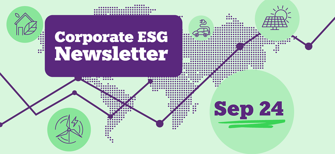 Corporate ESG monthly September 2024