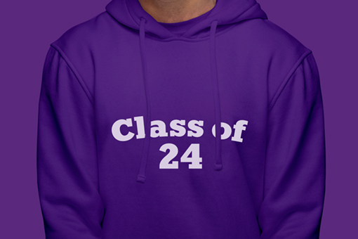 Purple Class of 24 Hoodie